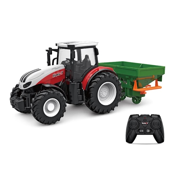 RC-gårdsbils traktor släpvagn 2.4g radiostyrda bilar jordbrukssimulator lastbil miniatyrbonde djurmodell leksaker barn pojke Model 6