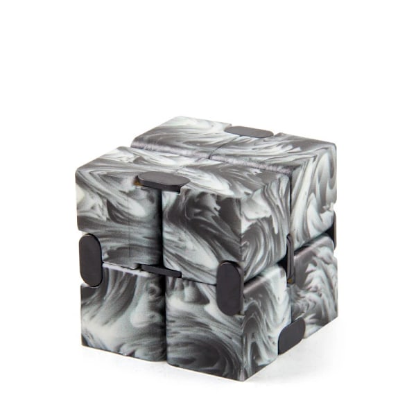 Infinity Magic Cube Fyrkantiga Pussel Leksaker Lindra Stress Handspel Fyrhörns Labyrint Leksaker Barn Vuxen Dekompression Navy Blue