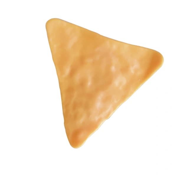 Chipspåsklämma Multifunktionell Akryl Potatisformad Förseglingsklämma för Snacks Foton och Anteckningar Studenter Resenärer Gul Triangulär