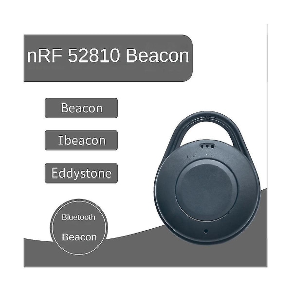 Nrf52810 Bluetooth 5.0 Lavt Strømforbrug Modul Beacon Indendørs Positionering Sort, 41.5 X 31.5 X