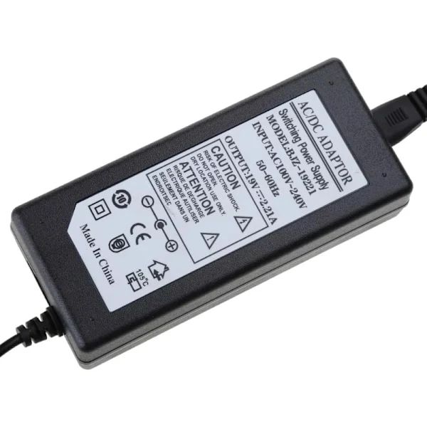Strømadapteroplader til Harman Onyx Studio 7 6 trådløs højttaler, ABS, EU-stik, sort