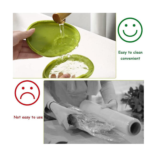 4 stk. Pod for Sitron Tomat Sparer og Oppbevaring Holdbar Gjenbrukbar Beholder Matboks