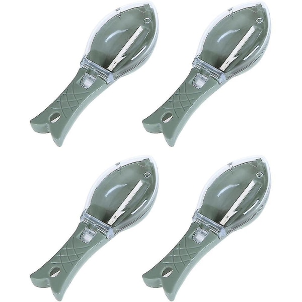 4 Pieces Fish Scaler Brush Easily Remove Fish Scales