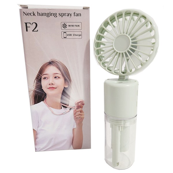 Mini Handhållen Fläkt, Portabel Halsfläkt, USB-Laddning Resefläkt, Mini Vattenmistfläkt, Mini Sprayfläkt, Fickfläkt för Sommaren