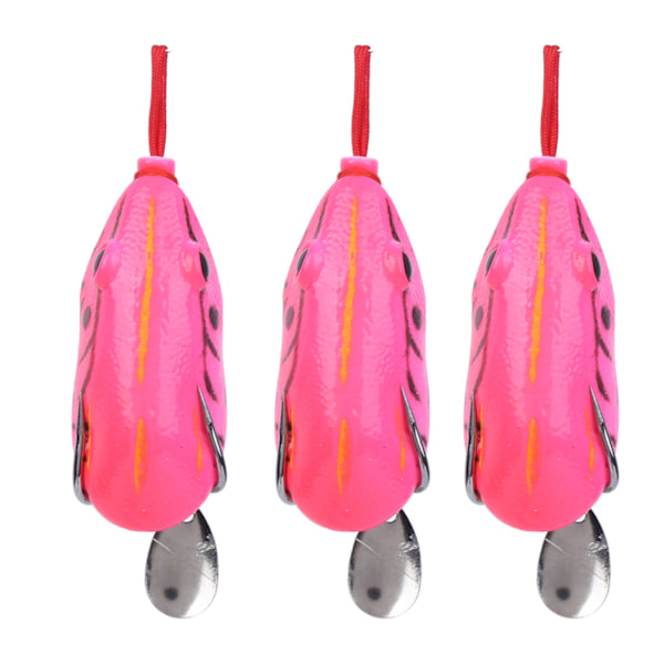 3 stk. Kunstig Simulation Blød Sequin Fiskeagn Fisketilbehør 5,5cm4#