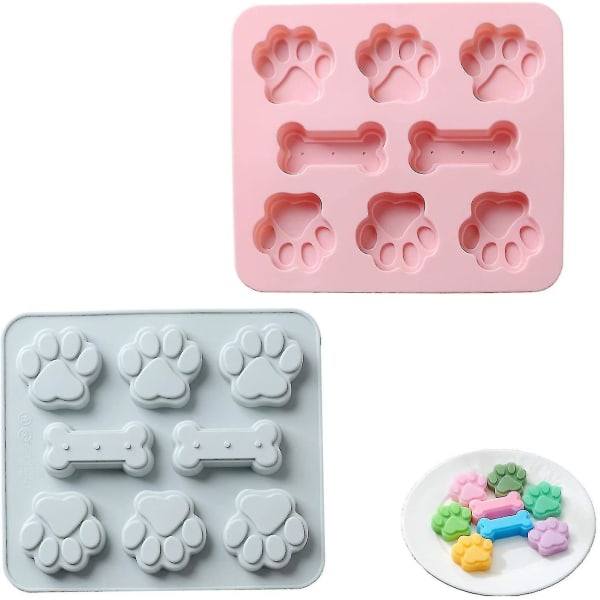 6-link Cat Claw Bone Cake Chocolate Silicone Ice Pudding Jelly Mold