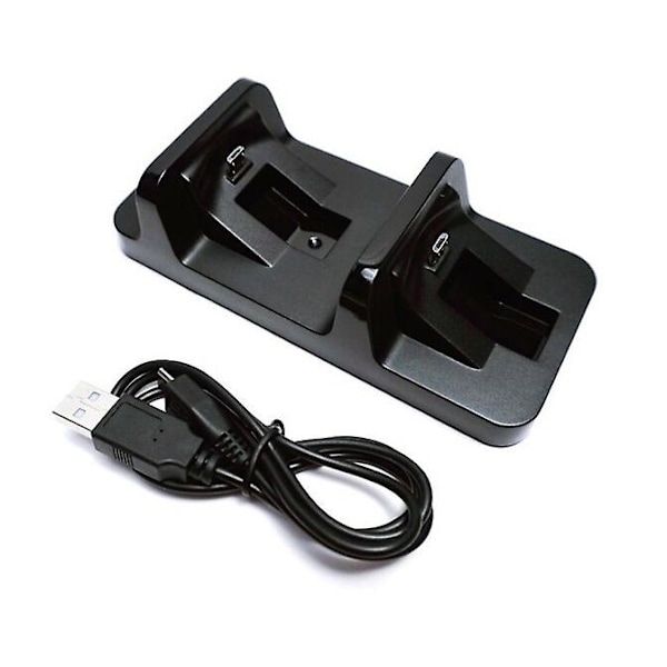 Dobbel håndtak trådløs kontroller lader dock for Ps4 Slim/pro Gamepad Dual Usb ladestasjon stativ for Playstation 4