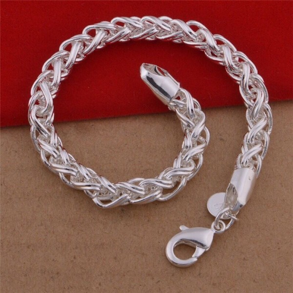 Armband (Silver) för kvinnor Trendigt Silver Dainty Armband Stack Armband Set Minimalistisk Mode Smycken