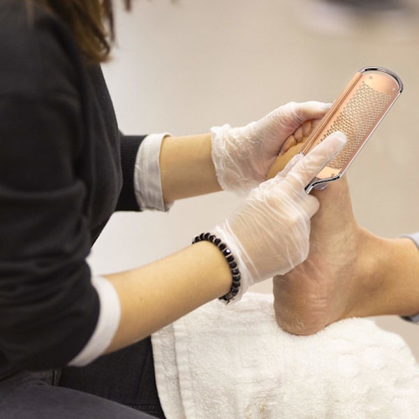 2-pack fotfil Callus Remover, Professionell fotfil för att ta bort död hud och sprickor på våta och torra fötter