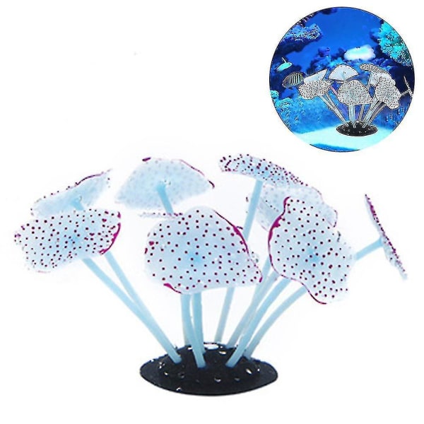 Silicone Coral Fish Tank Aquarium Light-up Artificial Decorations