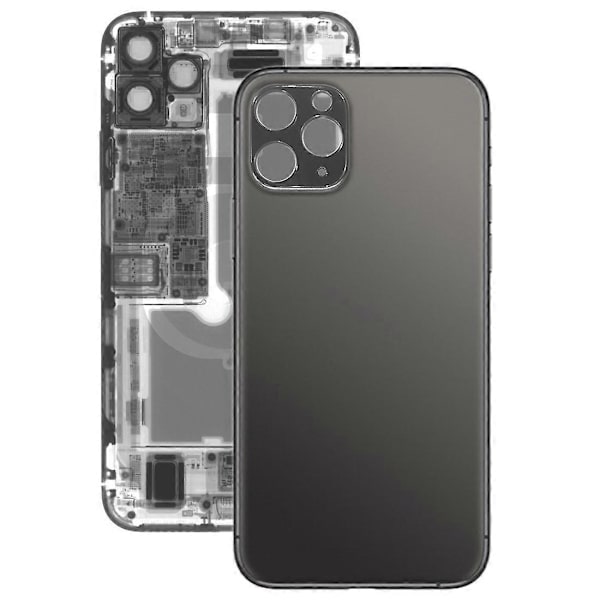 Batterideksel Bakside Glasspanel For iPhone 11 Pro Black