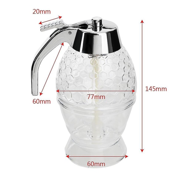 Juice Sirup Kop Klemme Flaske Opbevaring Gryde Stativ Holder Bi Dryp Dispenser Kedel Honning Krukke Beholder