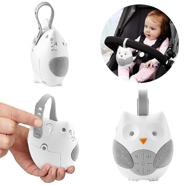 Støjmaskine Baby Sleep Sound Machine Owl White Noise Machine