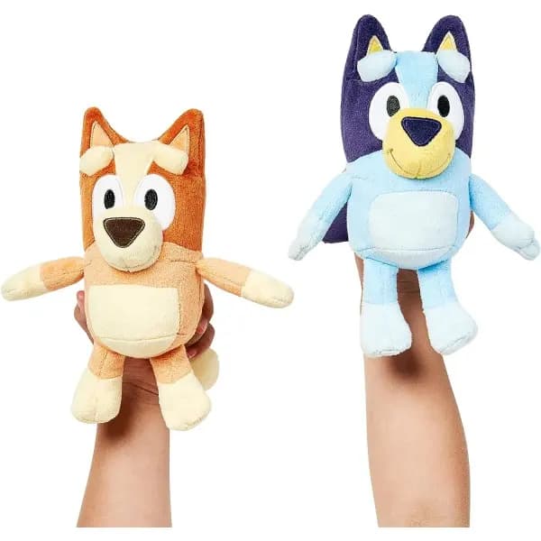 Bluey og Bingo Plyslegetøjssæt, Bløde Luksus Stofdyr til Børns Legetid og Sengetid, 28 cm