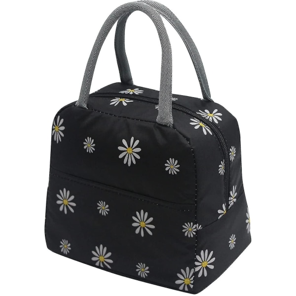 Floral Lunch Bag , Cute Insulated Lunch Tote Bag Reusable Lunch Bag