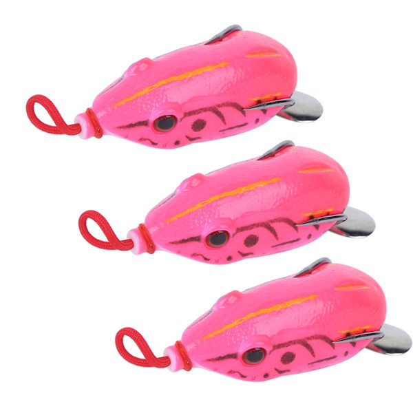 3 stk. Kunstig Simulation Blød Sequin Fiskeagn Fisketilbehør 5,5cm4#