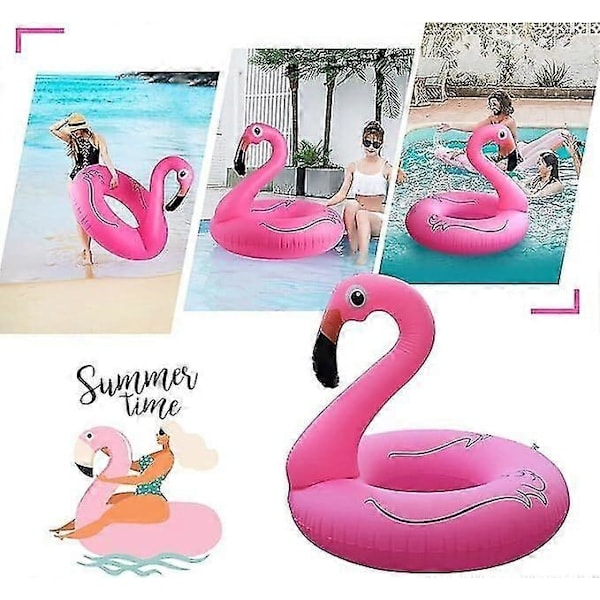 Puhallettavat Flamingo-uimarenkaat valoilla, aurinkovoimalla toimivat flamingo-uimarenkaat