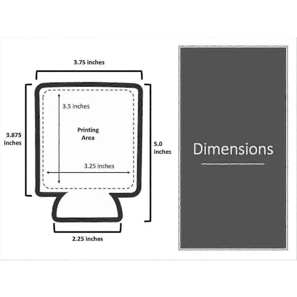 6-pak neopren dåsekøler-ærmer, isolerede, blanke drikkevareholdere til øldåser og flasker, sort, 6,5 x 10 cm