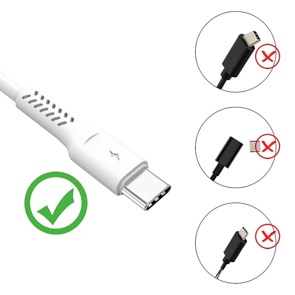 Lyhyt USB C -kaapeli [20 cm / 0,2 m, 5 kpl], Adilift USB Type C -pikalaturi 3a Usb-a - Usb-c -kaapeli Samsung Galaxy S10 S9 S8:lle, Huawei P20:lle