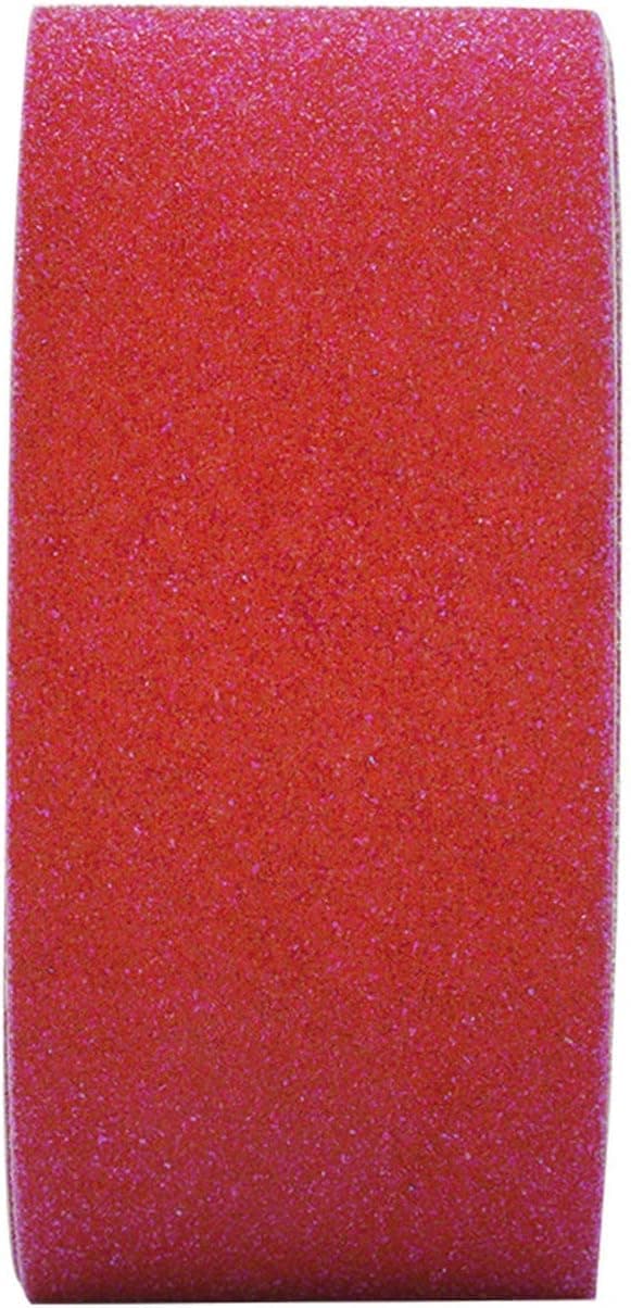 Halkfri tejp - Trapptejp - 5m x 5cm - PVC - Utomhus/Inomhus Röd