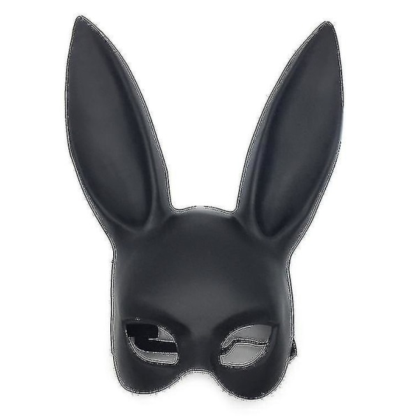 Kaninmask Julmask Bar Maskerad Bunny Girl Öronmask S Anime Mask Barnansikte Shild Party Cosplay Matte Black