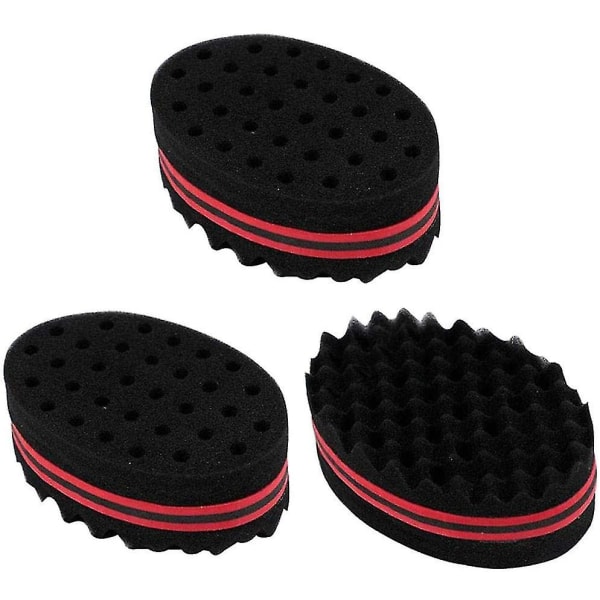 3pcs Of Sponge Hair Brush, Sponge Hair Brush, Styling Tools