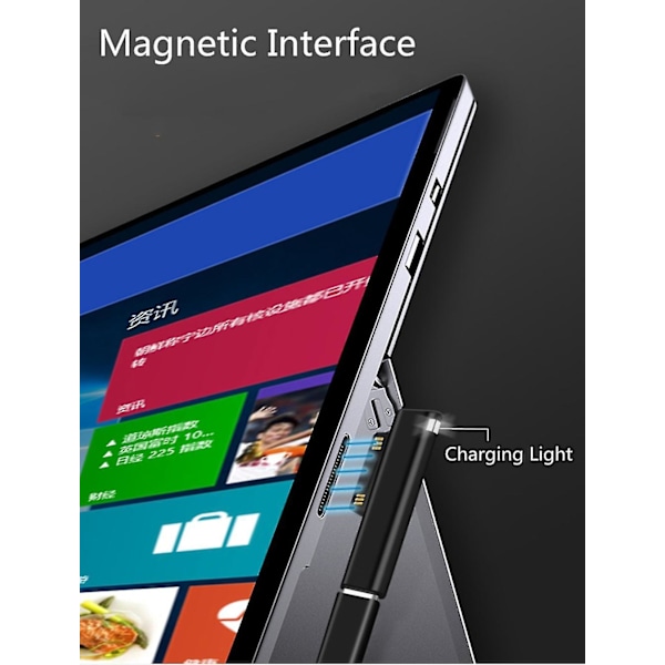 Usb C Pd Snabbladdningsadapter Konverter för Microsoft Surface Pro 3 4 5 6 Go Usb Typ C Honadapterkontakt för Surface Book