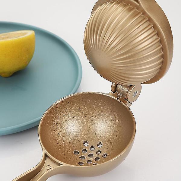 Manuell citrusjuicer i aluminiumlegering för kök, press för citroner, rosa