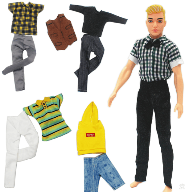15 klesplagg til Ken-dukken (30 cm)