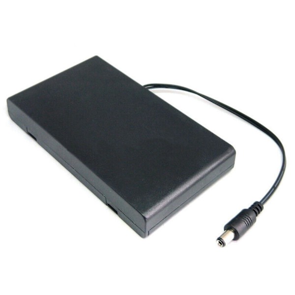12V 8 x AA Batterihållare Box Med Ledningar Switch DIY Behållare Organizer