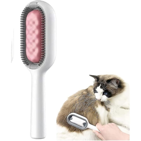 Multifunctional Pet Cleaning Brush, 2-in-1 Hair Removal And Cleaning For Sensitive Cats And Dogs