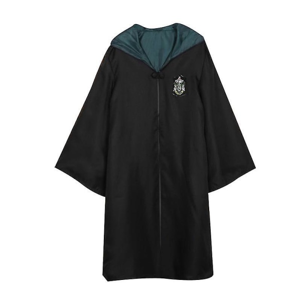 7st/ set för Harry Potter Magic Wizard Fancy Dress Cape Cloak Hogwarts skoldräkt a 1Pcs Green Aldut L