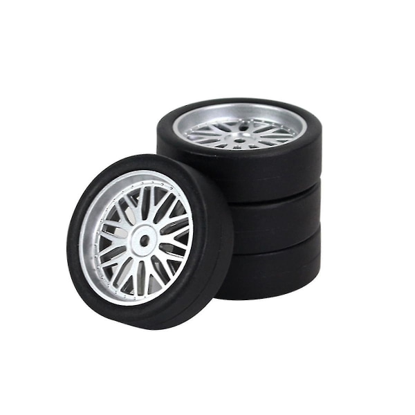 4 stk. 32mm Rc Drift Dæk Hjul Hårdt Dæk Til Ldrc Ae86 1/18 Rc Bil Opgraderingsdele Tilbehør