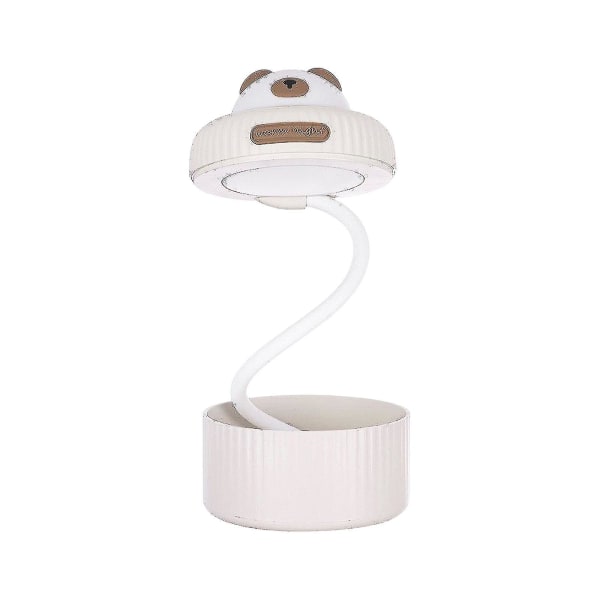 Söt babytecknad lampa USB uppladdningsbar sänglampa touch nattlampa barn gåva het