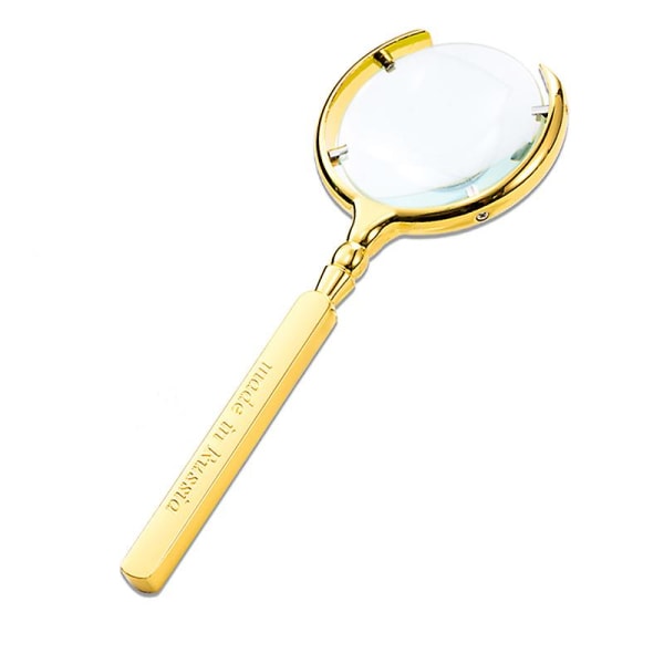 Metal 8x forstørrelsesglas til hobbyer, læring, læsning, fejlfinding, amblyopi og insektobservation
