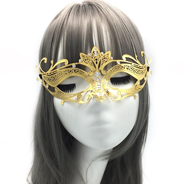 Kvinners laserkuttede metall venetianske Halloween Mardi Gras festmaske Kvinners laserkuttede metall venetianske vakre maske