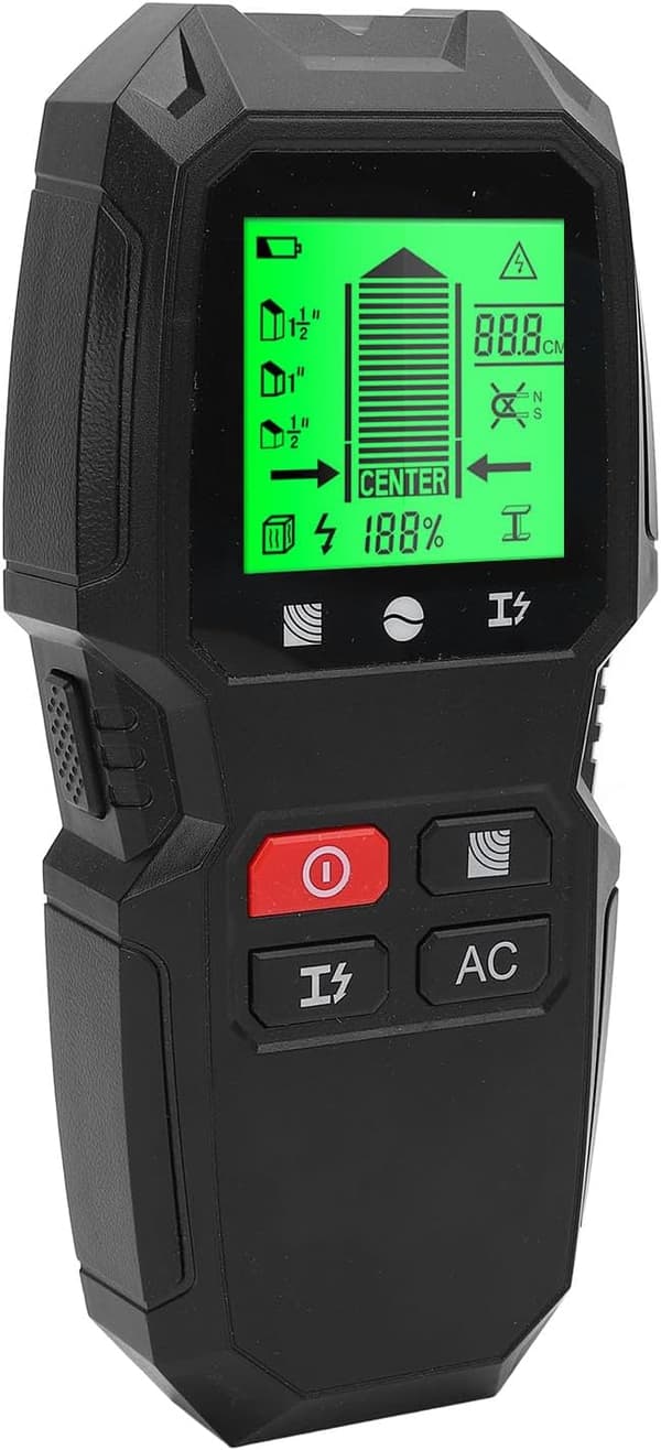 Väggregelsökare - 5-i-1 elektronisk regelsökare med LCD-display