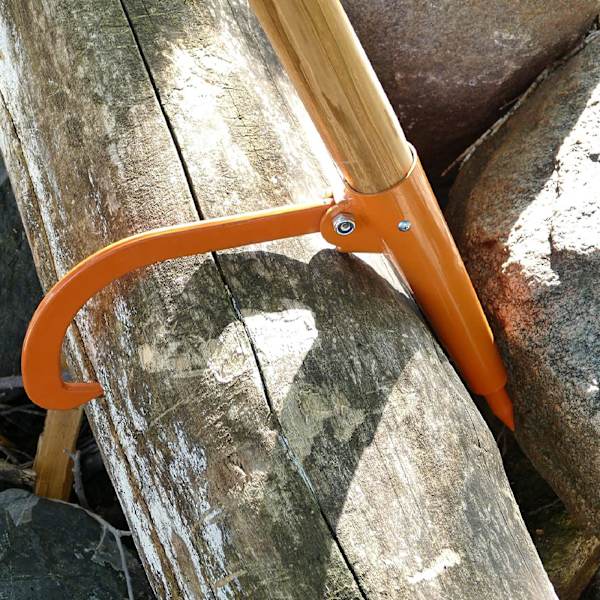 Timber Claw Hook, Carbon Steel Logging Cant Hook Log Roller Tool Nyttig Log Hauler til Timberjack (Håndtaget er ikke inkluderet)