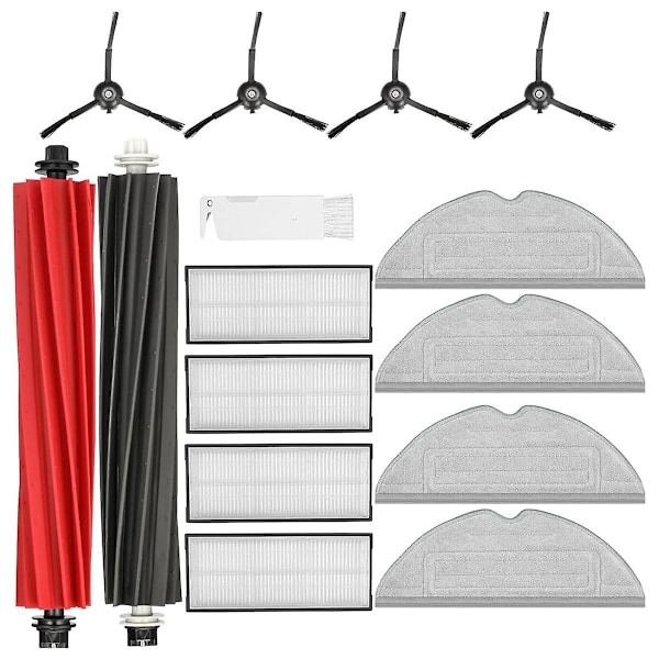 For Roborock S8 / S8+ Robot Vacuum Cleaner Main Brushes Hepa Filter Mop Cloth Washable Accessory Kit