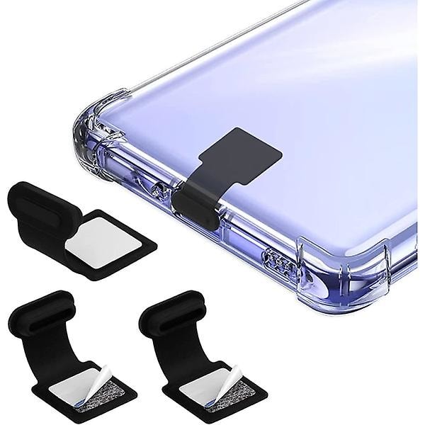 3-pak støvpropper for USB C type C-port, silikon støvpropper for