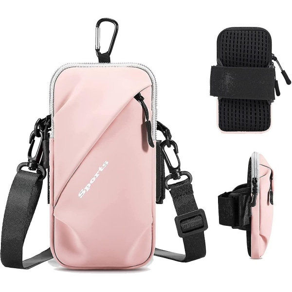 Mobiltelefon Arm Bag, Sports Arm Bag til løb, vandreture, lille crossbody skulderhylster taske med armbånd