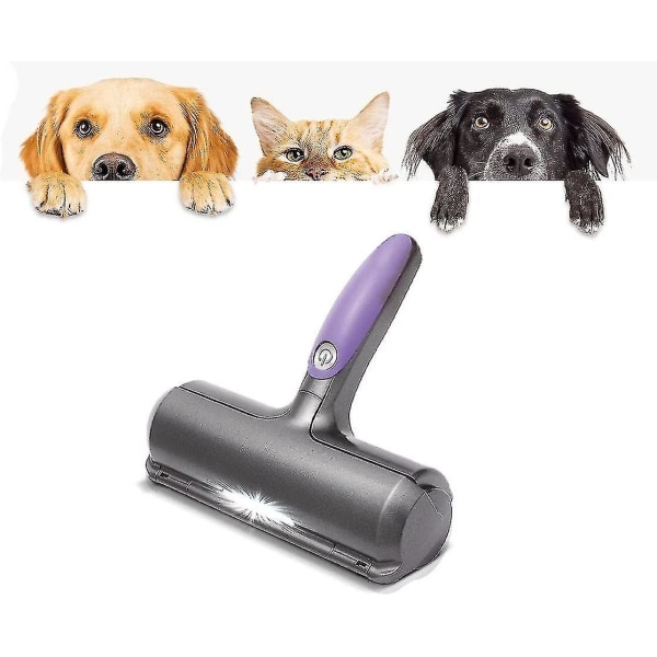 Pet Roller Sticker With Light Hair Remover Brush Sticker Hair Floating Hair Cleaner