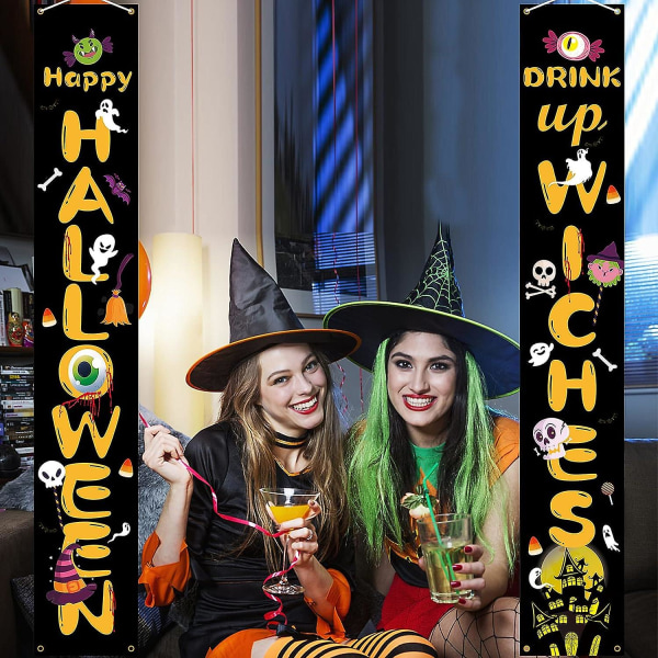 Happy Drink Up Witches Porch Signs - Butiksinredning