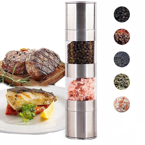 Pepper Grinder Manual Salt Pepper Grinder Herb Spice Grinder Shaker