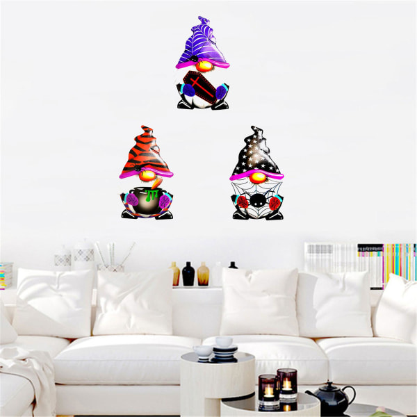 Halloween smidesjärn Gnome hänge Holiday Party ytterdörr dekor Style 1