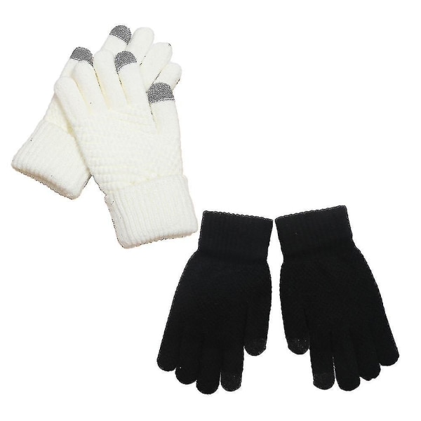 Vinter Touchscreen Varm Stickad Elastisk Manschett Vinter