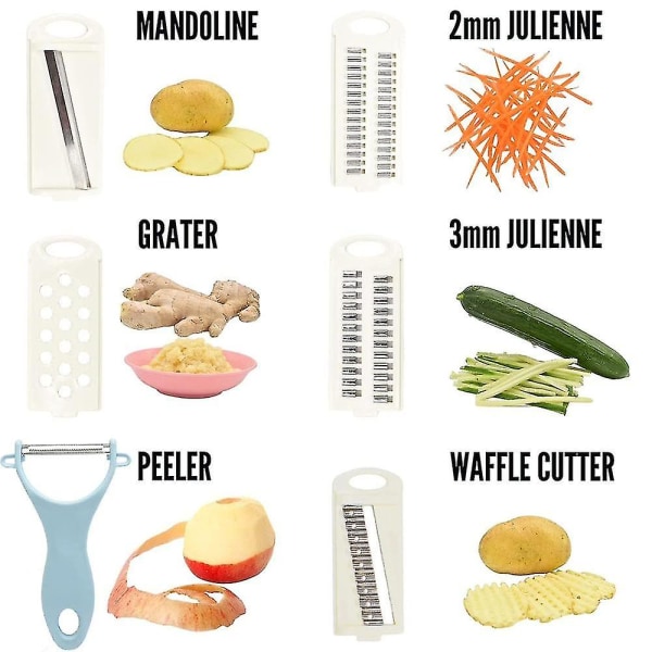Veggie Slicer Grönsaksskärare, rivjärn Grönsaksskalare För Små