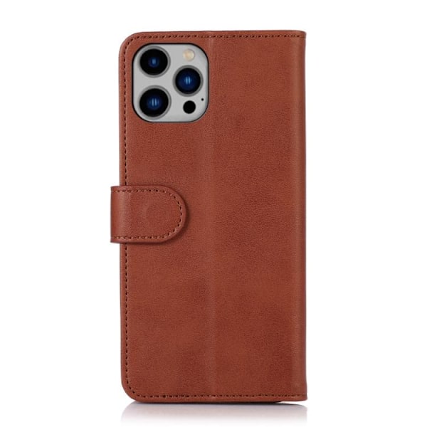 iPhone 15 Pro Max Etui Lær Brun