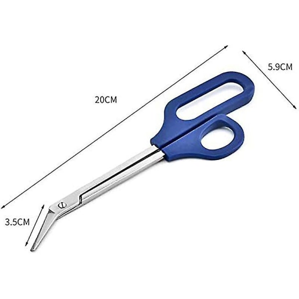 Curved Nail Scissors, Nail Clippers With Extra Large Handle Professional Nail Scissors