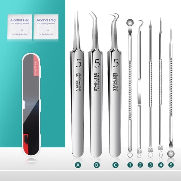 Pormaskborttagningsverktygssats med fodral 8-pack — pa
